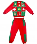 Playful Christmas Track Suit